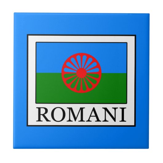 Romani Fliese (Vorderseite)