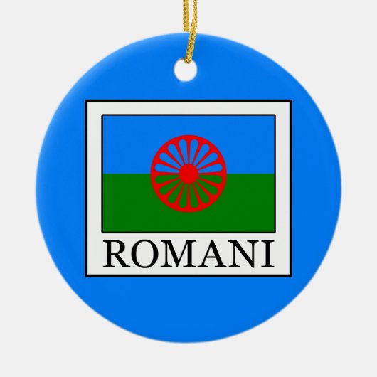 Romani Keramik Ornament (Vorne)