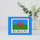Romani Postkarte (Stehend Vorderseite)