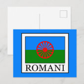Romani Postkarte (Vorne/Hinten)