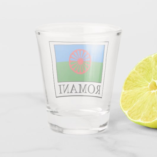 Romani Schnapsglas (Rückseite)