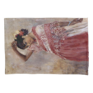 Romani Sinti und Roma Woman Dancing (von Albert Ed Kissenbezug
