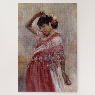 Romani Sinti und Roma Woman Dancing (von Albert Ed Puzzle