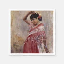 Romani Sinti und Roma Woman Dancing (von Albert Ed Serviette