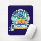 Romania Carpathians Danube Transylvania Mousepad (Mit Mouse)