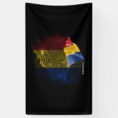 Romania flag banner (Vertikal)