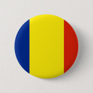 Romania flag button