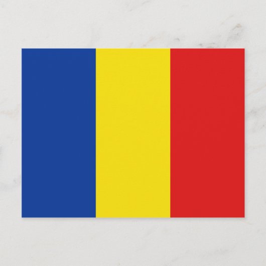 Romania Flag Postcard Postkarte (Vorderseite)