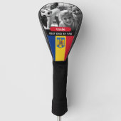 Romania Golf, Best Dad, Romanian Flag, Photo Golf Headcover (Vorderseite)