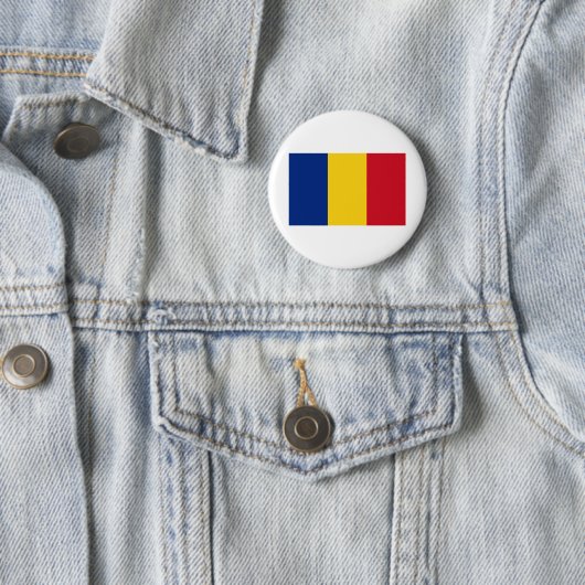 România - Rumänische Flagge Button (Beispiel)