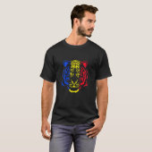 Romania Tiger Romanian Flag T-Shirt (Vorne ganz)