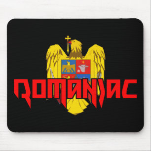 ROMANIAC - Schwermetalldesign Mousepad