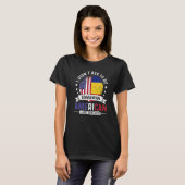Romanian American Countries Flags Pride Romania Fl T-Shirt (Vorne ganz)