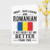 Romanian Flag Romania Heritage Romanian Roots Karte (Gelbe Blume)