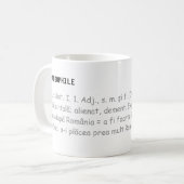 Romaniophile - Getränk Kaffeetasse (Vorderseite Links)