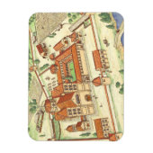 Romanische Abtei. Modell Magnet (Vertikal)