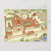 Romanische Abtei. Modell Postkarte (Vorderseite)