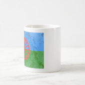 Romanische Flagge Kaffeetasse (Mittel)