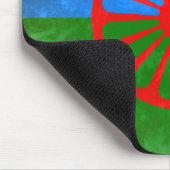 Romanische Flagge Mousepad (Ecke)