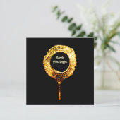 Romanischer Spiegel Einladung (Stehend Vorderseite)