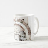 Romanischer Springbrunnen Kaffeetasse (VorderseiteRechts)