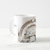 Romanischer Springbrunnen Kaffeetasse (Vorderseite Links)