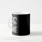 Romanischer Tanz mit Hexe Kaffeetasse (Vorderseite Links)