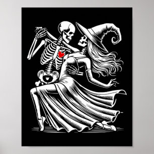 Romanischer Tanz mit Hexe Poster