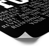 Romanisches Buch Zitat Marcus Aurelius Gratirude Poster (Ecke)