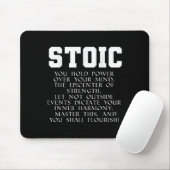 Romanisches Buch Zitat Marcus Aurelius Stoic Mousepad (Mit Mouse)