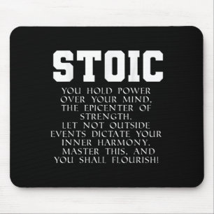 Romanisches Buch Zitat Marcus Aurelius Stoic Mousepad