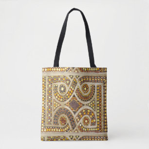 Romanisches Fliesenmuster Tasche