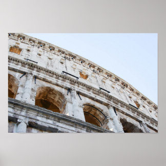 Romanisches Kolosseum am Morgen Poster