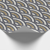 Romanisches Mosaikmuster Geschenkpapier (Ecke)