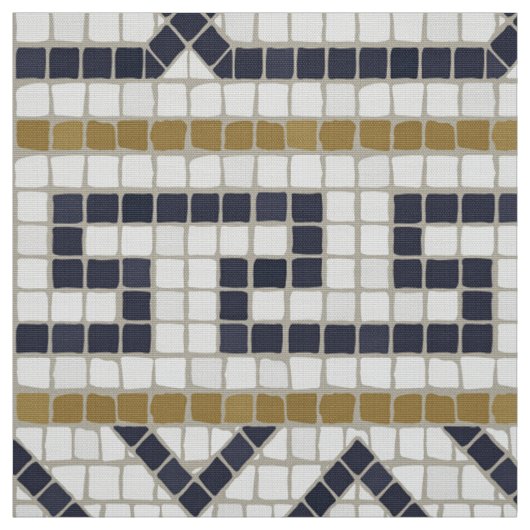 Romanisches Mosaikmuster Stoff (Muster)