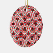 romanisches, traditionelles, ethnisches Kostümmoti Keramikornament (Rechts)