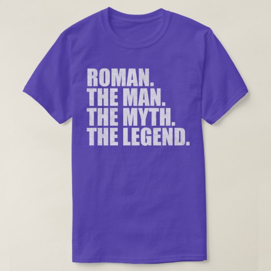 RomanName römischer Name T-Shirt (Design vorne)