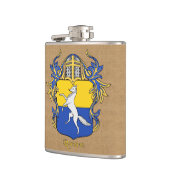 Romano Heraldischer Schild mit Helm und Mantle Flachmann (Links)