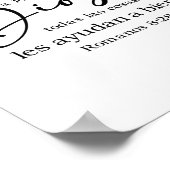 Romanos 8:28 Poster (Ecke)