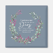 Romanos 8:28, spanischer Bibelvers Magnet (Vorne)