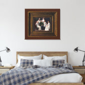 Romanov Canvas Print Leinwanddruck (Insitu (Schlafzimmer))