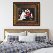 Romanov Canvas Print Leinwanddruck (Insitu (Schlafzimmer))