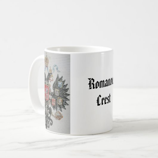 Romanov-Wappen, Romanov-Wappen, Romanov-Wappen Kaffeetasse (Vorderseite Links)