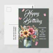 Romans 10:15 Birthday Postcard Postkarte (Vorne/Hinten)