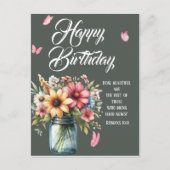 Romans 10:15 Birthday Postcard Postkarte (Vorderseite)