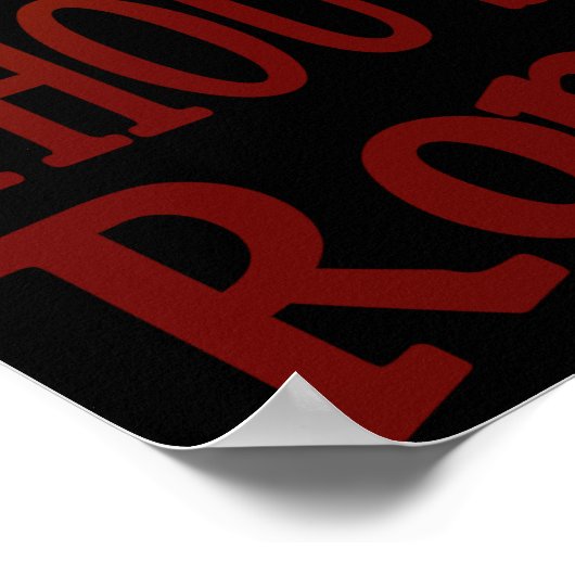 Romans 10:9 Poster (Ecke)