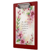 Romans 12:12 Custom Bible Verse Klemmbrett (Links)