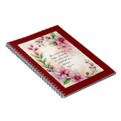 Romans 12:12 Custom Bible Verse Notizblock (Rechte Seite)