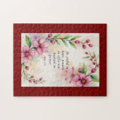 Romans 12:12 Custom Bible Verse Puzzle (Horizontal)