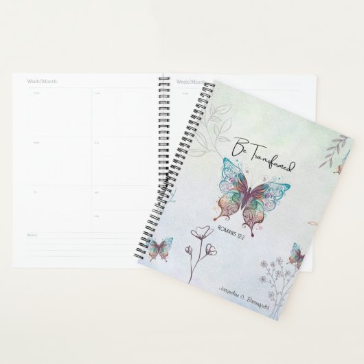Romans 12:2 Be Transformed Weekly/Monthly Planner Planer (Anzeige)